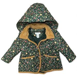 EUC/Like-New - Ralph Lauren - Baby Girl Floral Water-Resistant Barn Jacket (12M)